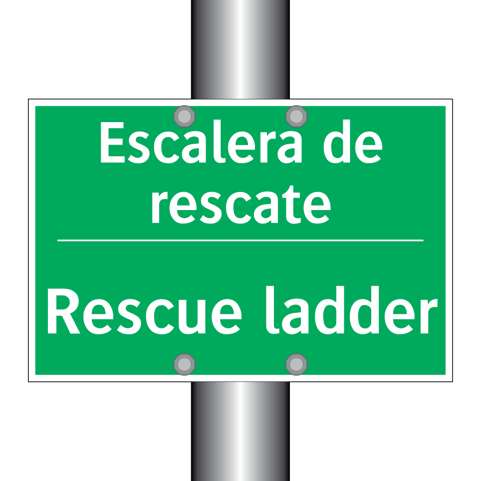 Escalera de rescate - Rescue ladder
