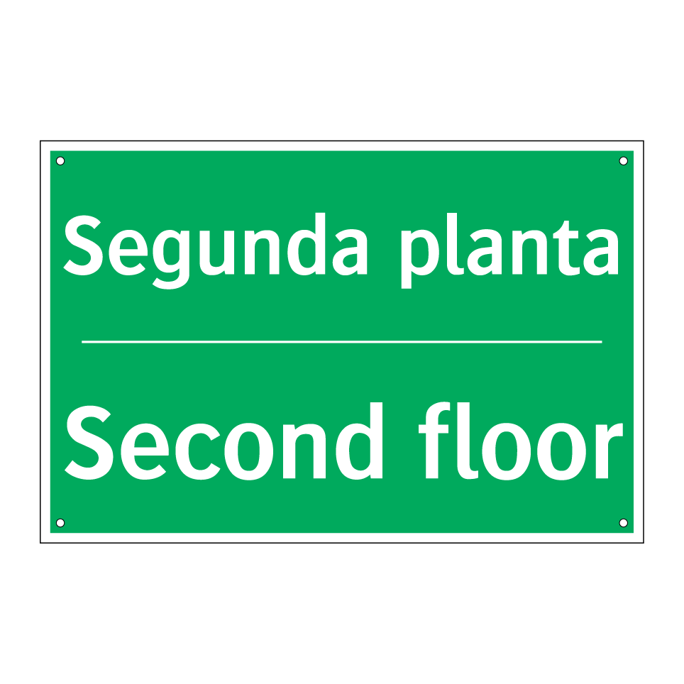 Segunda planta - Second floor