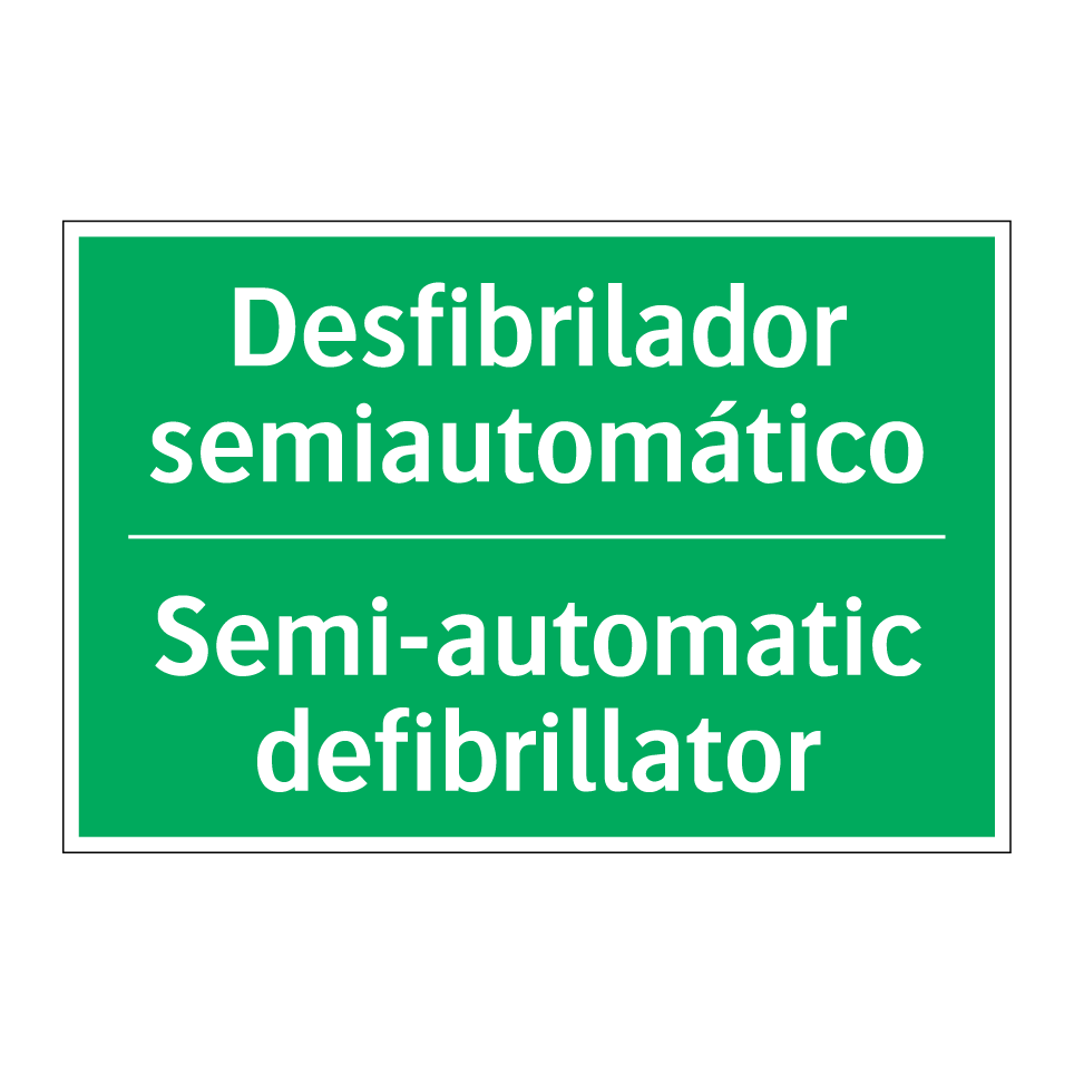 Desfibrilador semiautomático - Semi-automatic defibrillator
