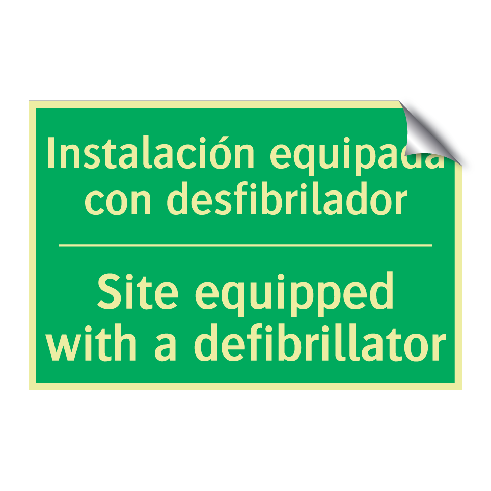 Instalación equipada con /.../ - Site equipped with a /.../