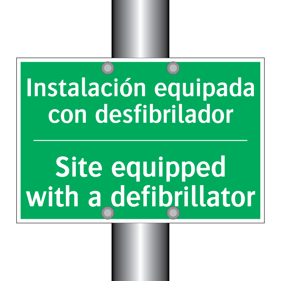 Instalación equipada con /.../ - Site equipped with a /.../
