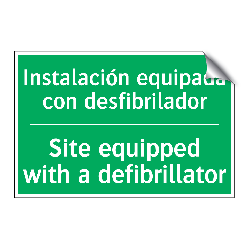 Instalación equipada con /.../ - Site equipped with a /.../