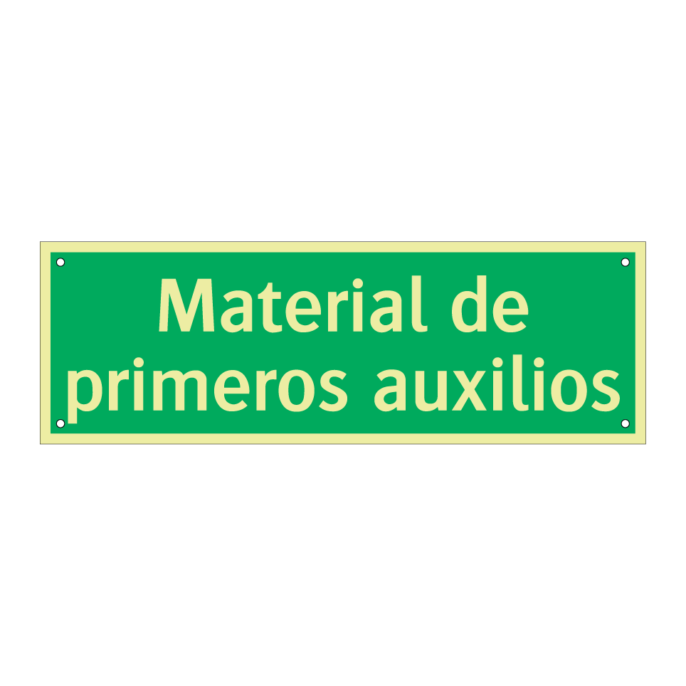 Material de primeros auxilios