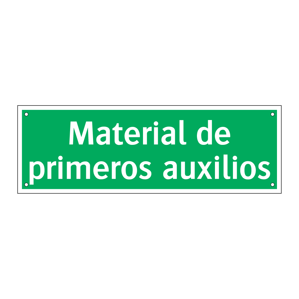 Material de primeros auxilios