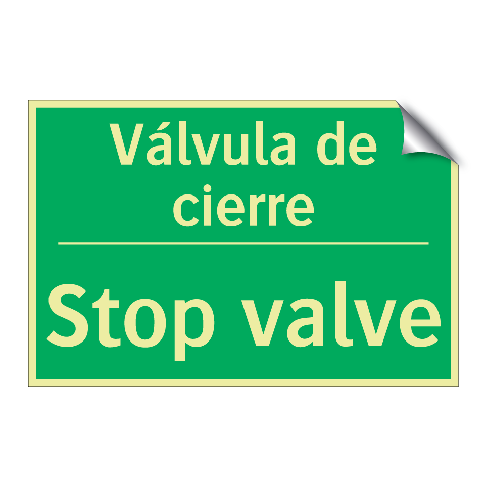 Válvula de cierre - Stop valve