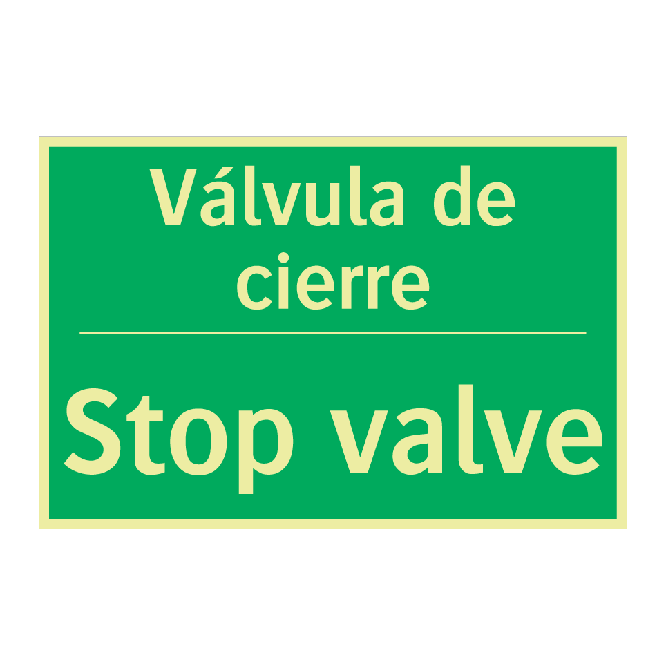 Válvula de cierre - Stop valve