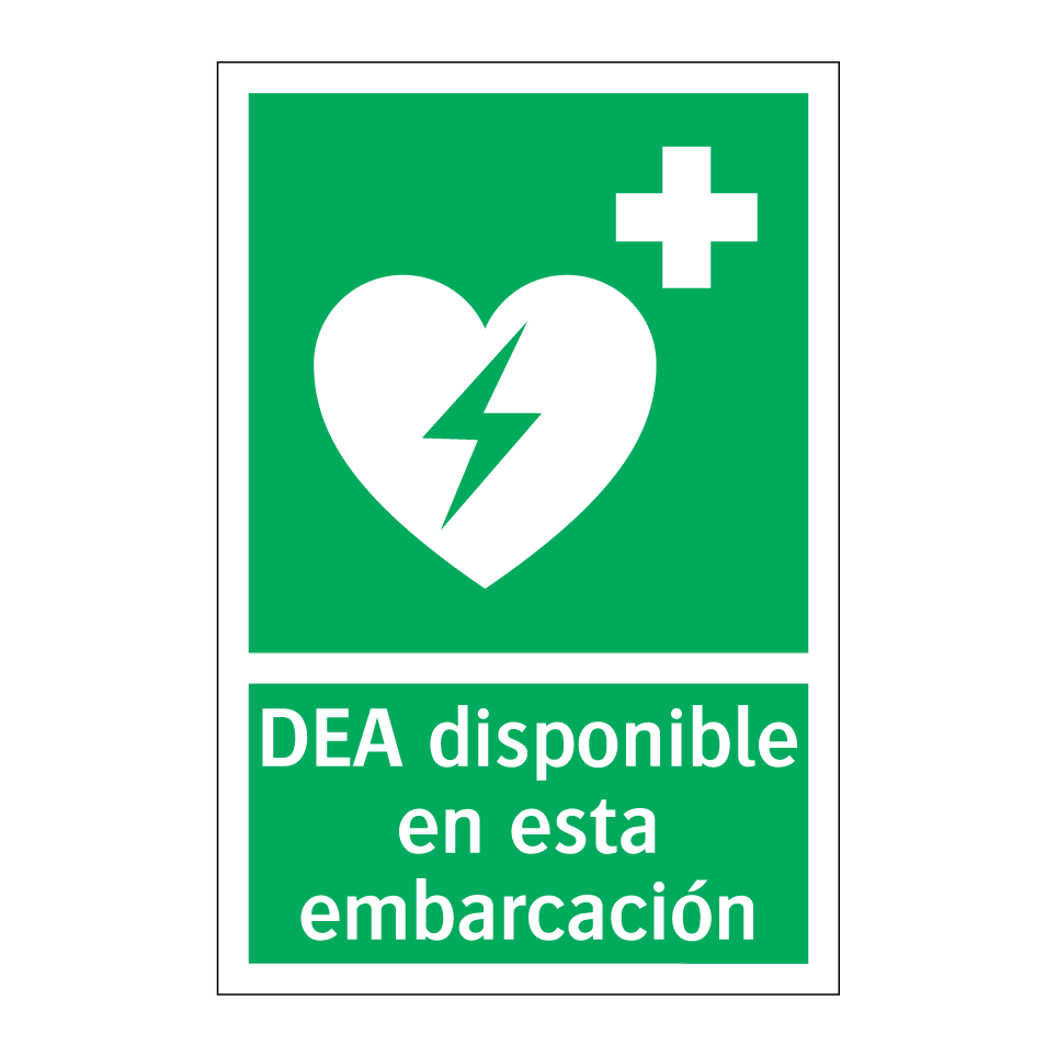 DEA disponible en esta embarcación