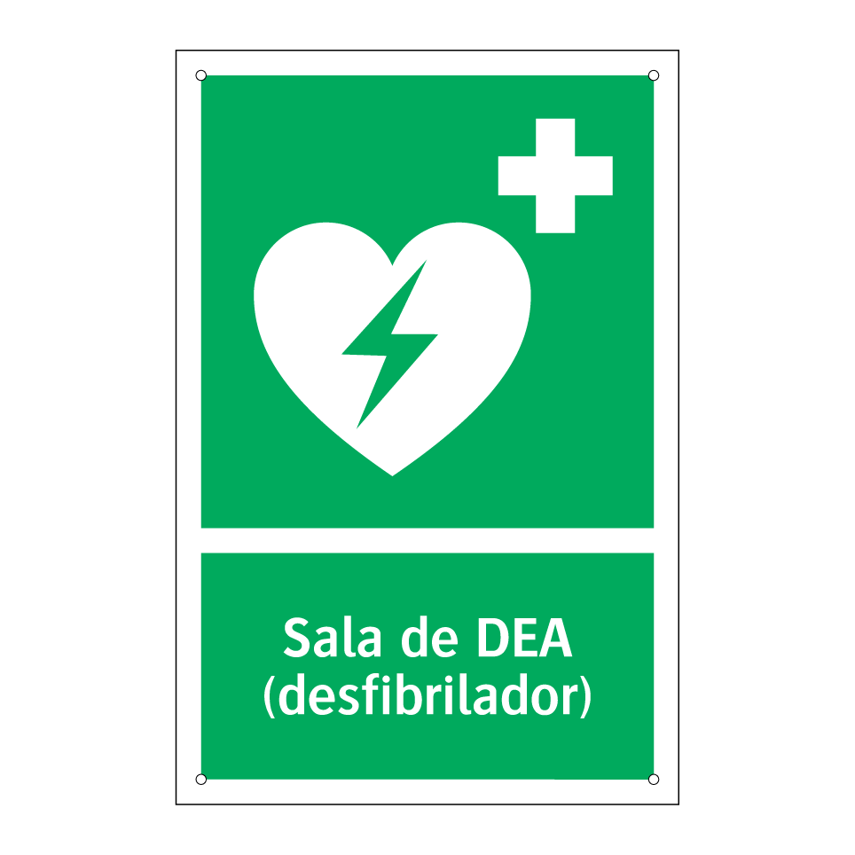 Sala de DEA (desfibrilador)