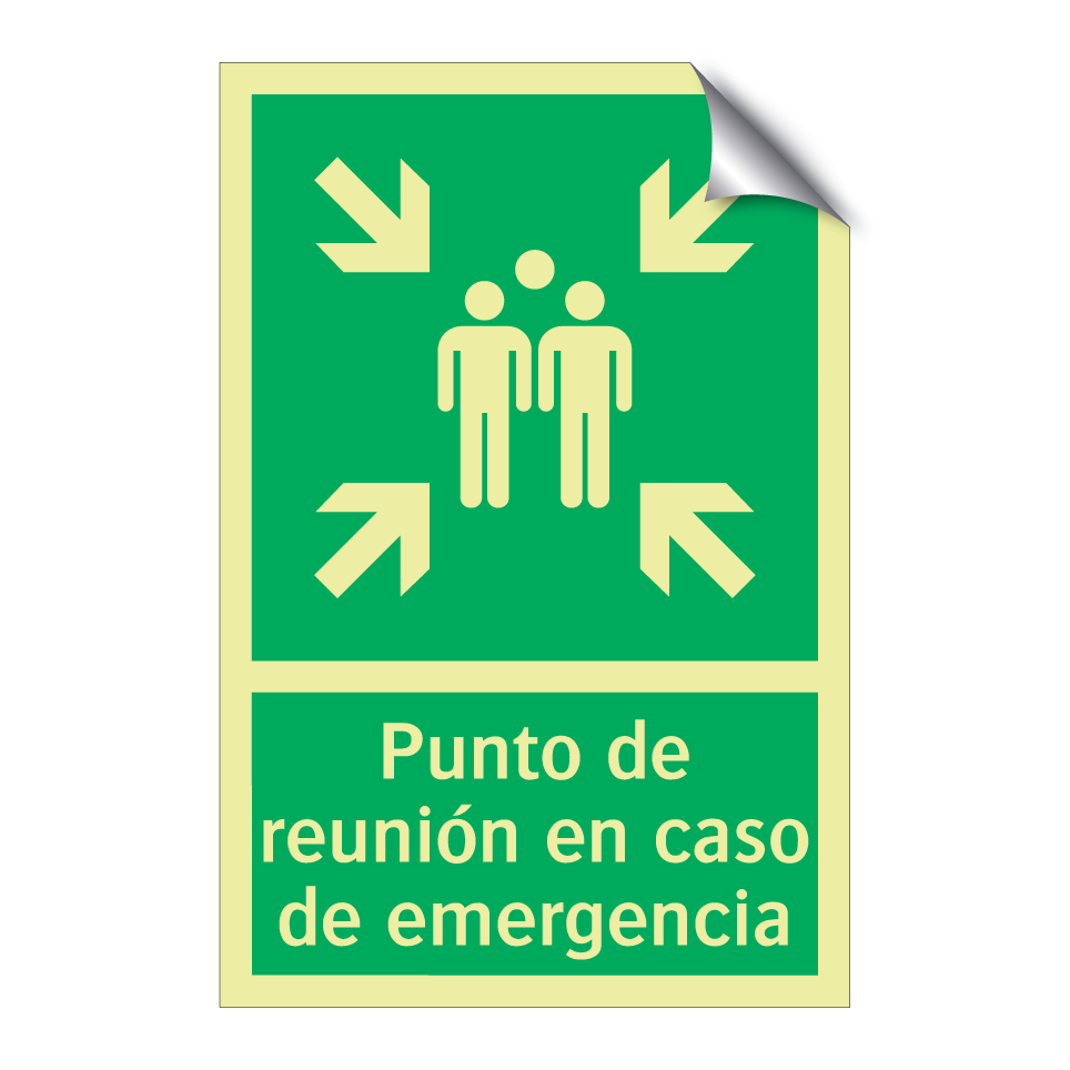 Punto de reunión en caso de emergencia