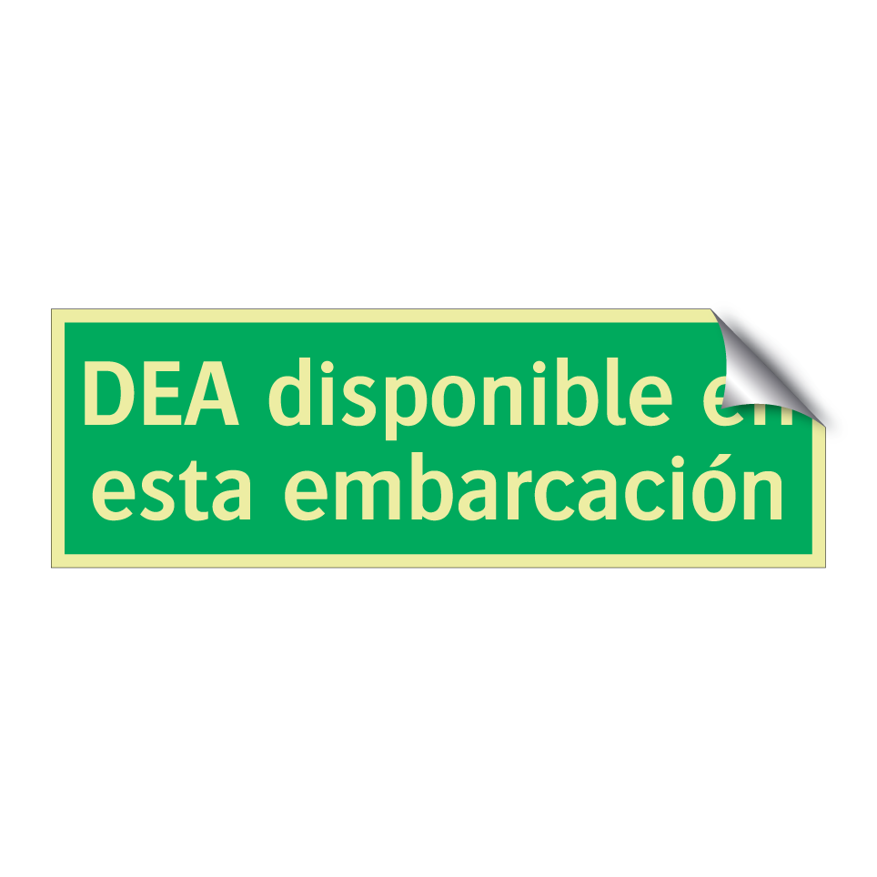 DEA disponible en esta embarcación