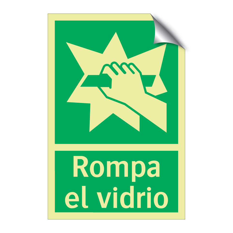 Rompa el vidrio