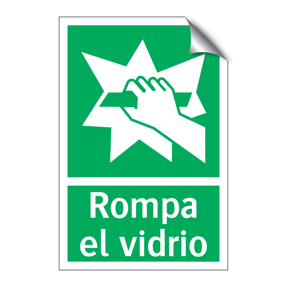 Rompa el vidrio