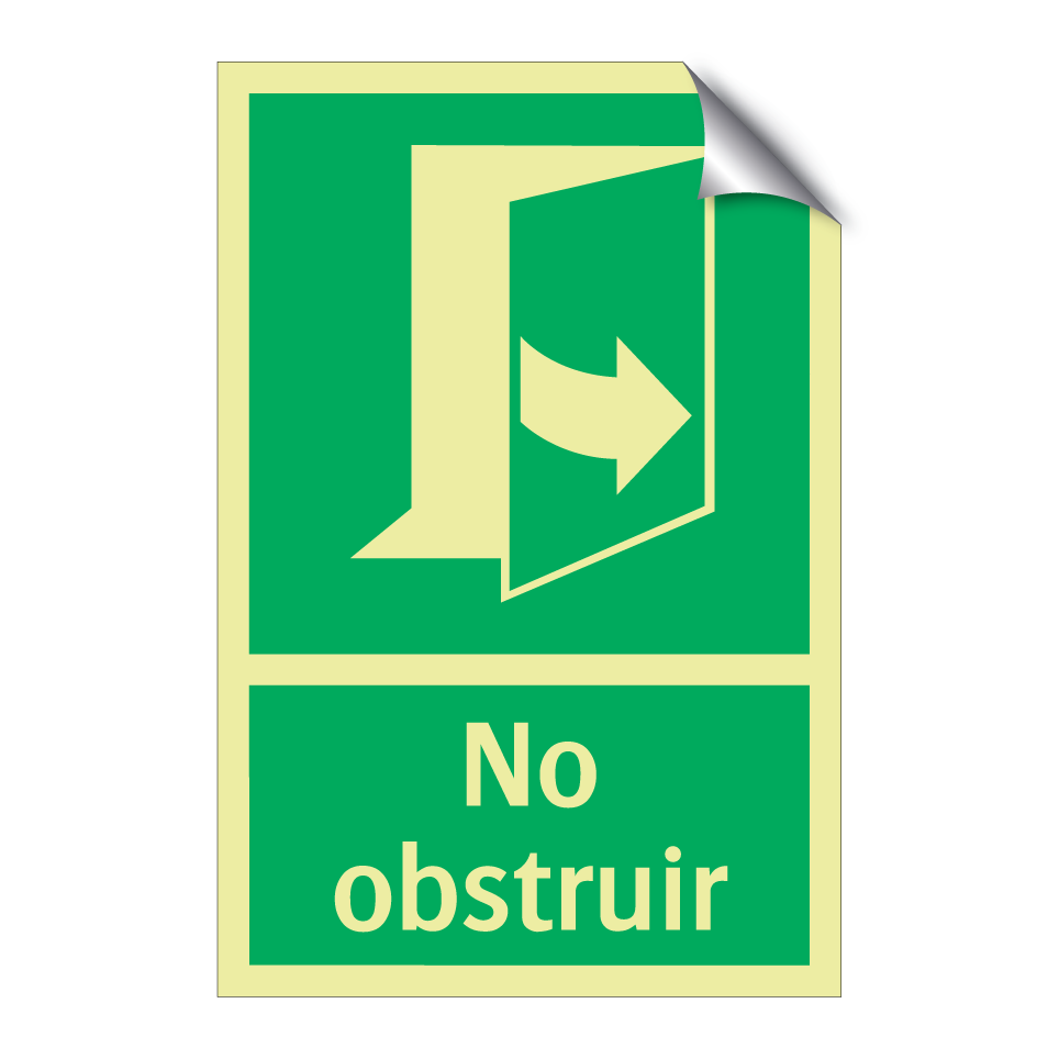 No obstruir