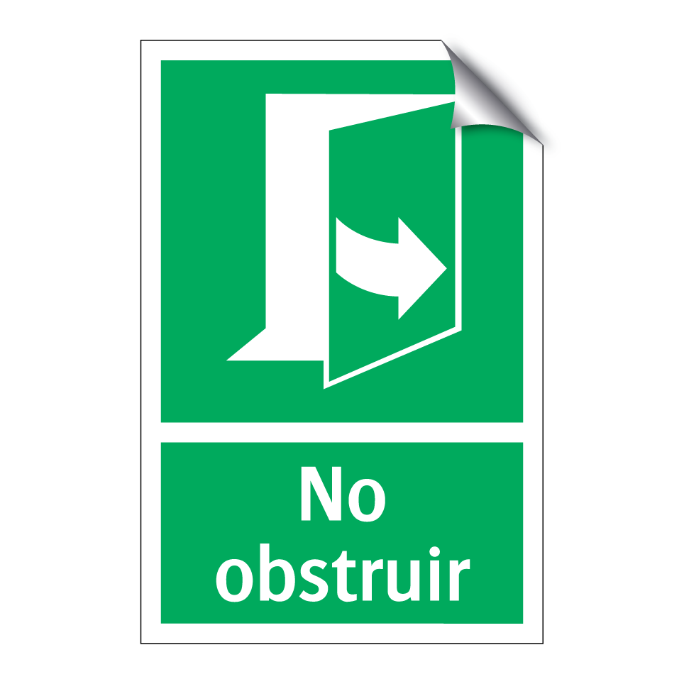 No obstruir