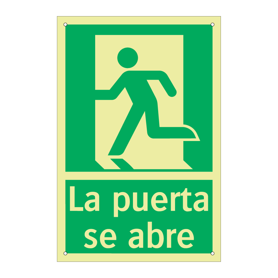 La puerta se abre