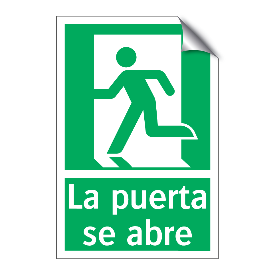 La puerta se abre