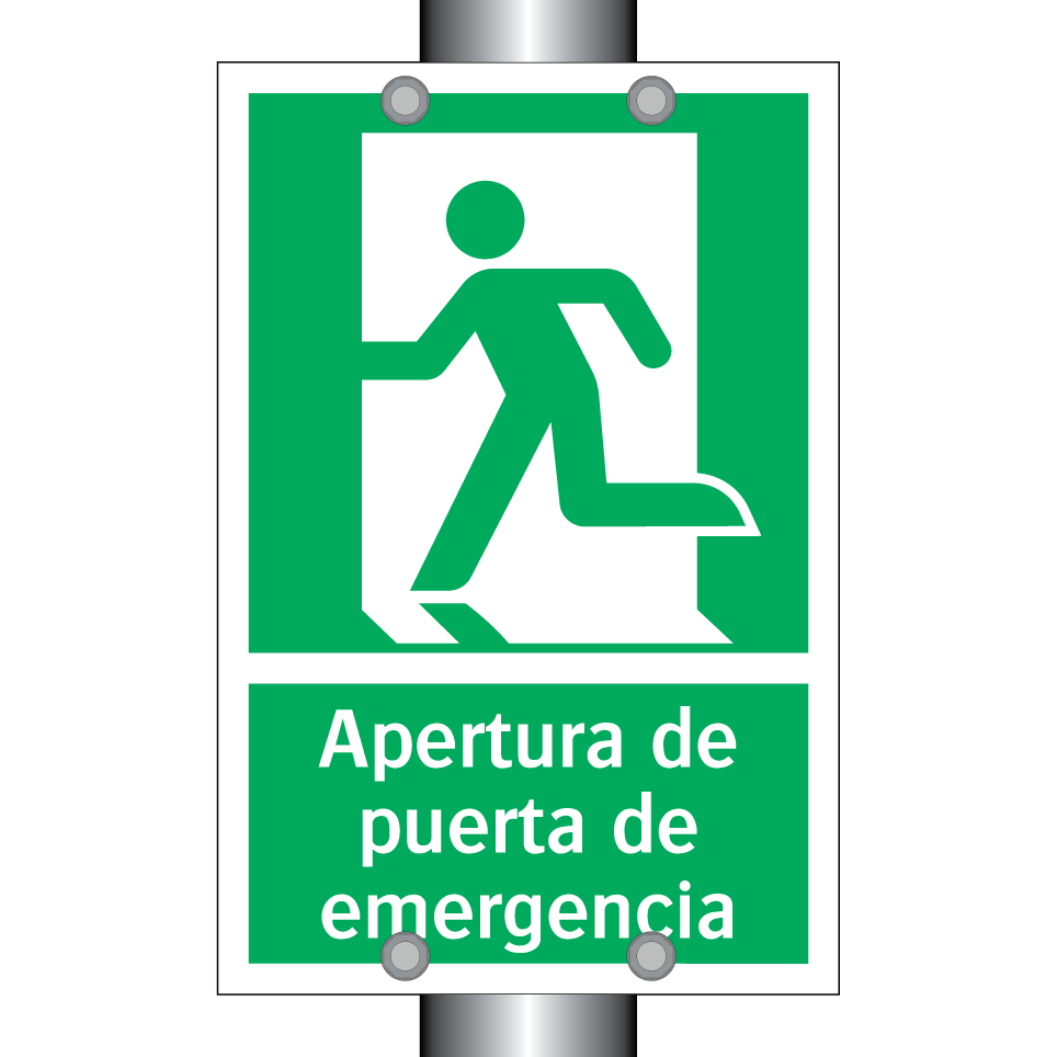 Apertura de puerta de emergencia