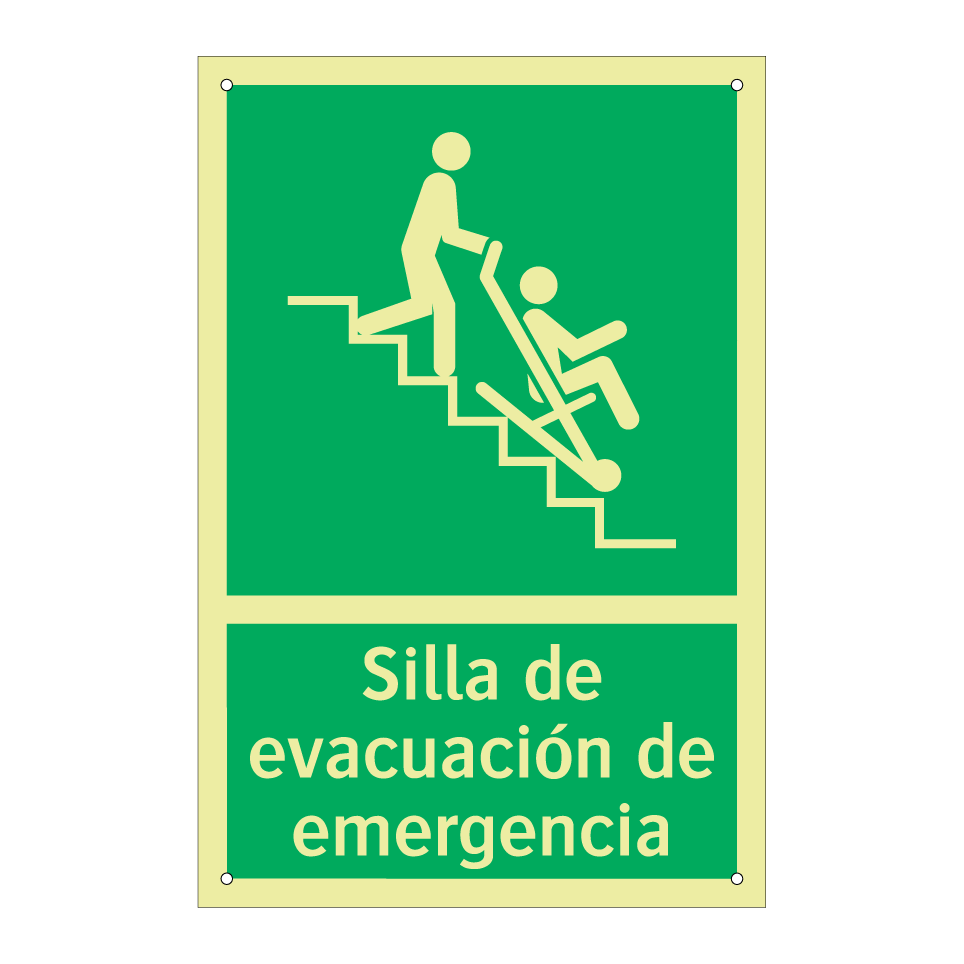 Silla de evacuación de emergencia