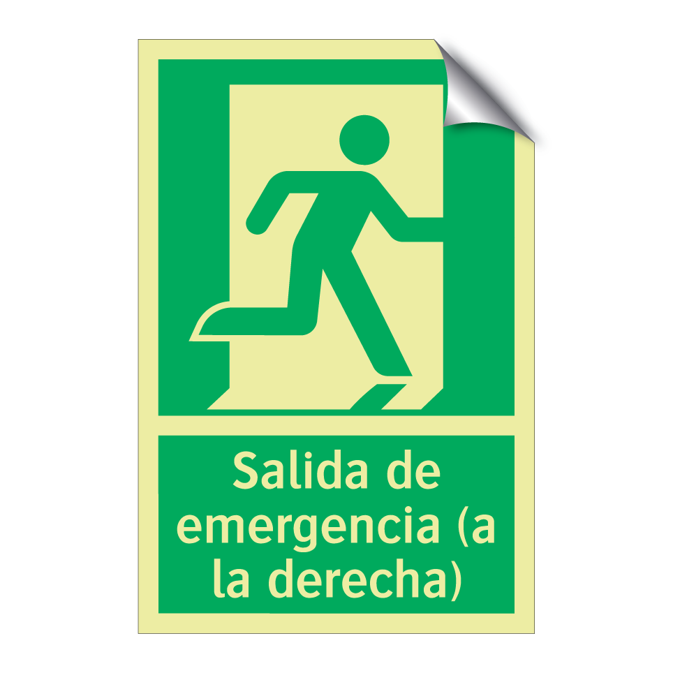 Salida de emergencia (a la derecha)