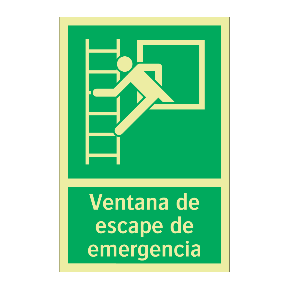 Ventana de escape de emergencia