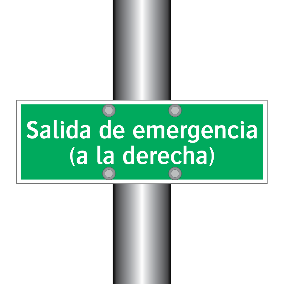Salida de emergencia (a la derecha)