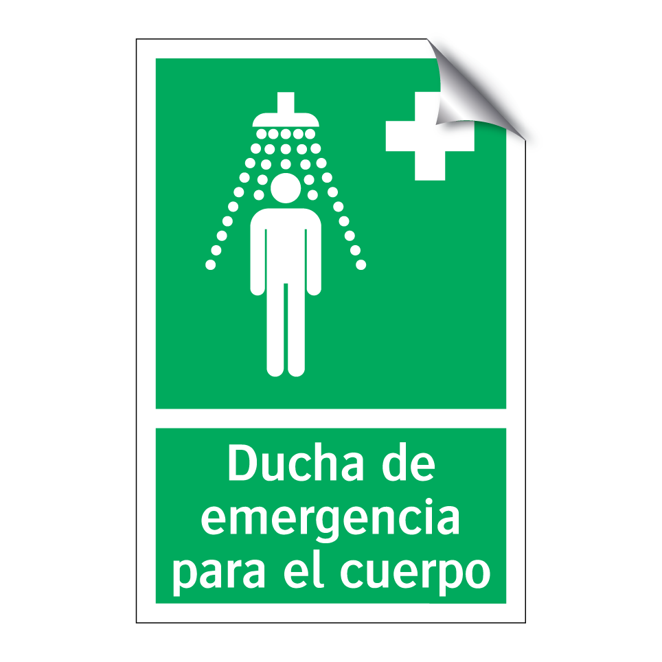 Ducha de emergencia para el cuerpo