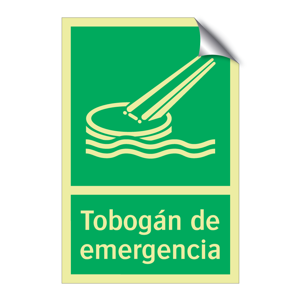 Tobogán de emergencia