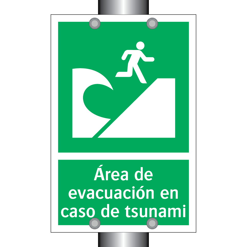 Área de evacuación en caso de tsunami