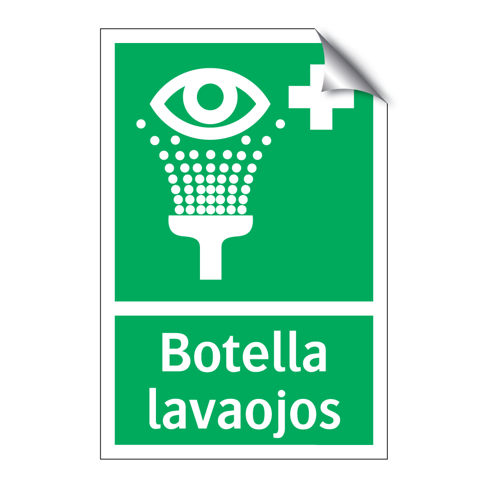 Botella lavaojos