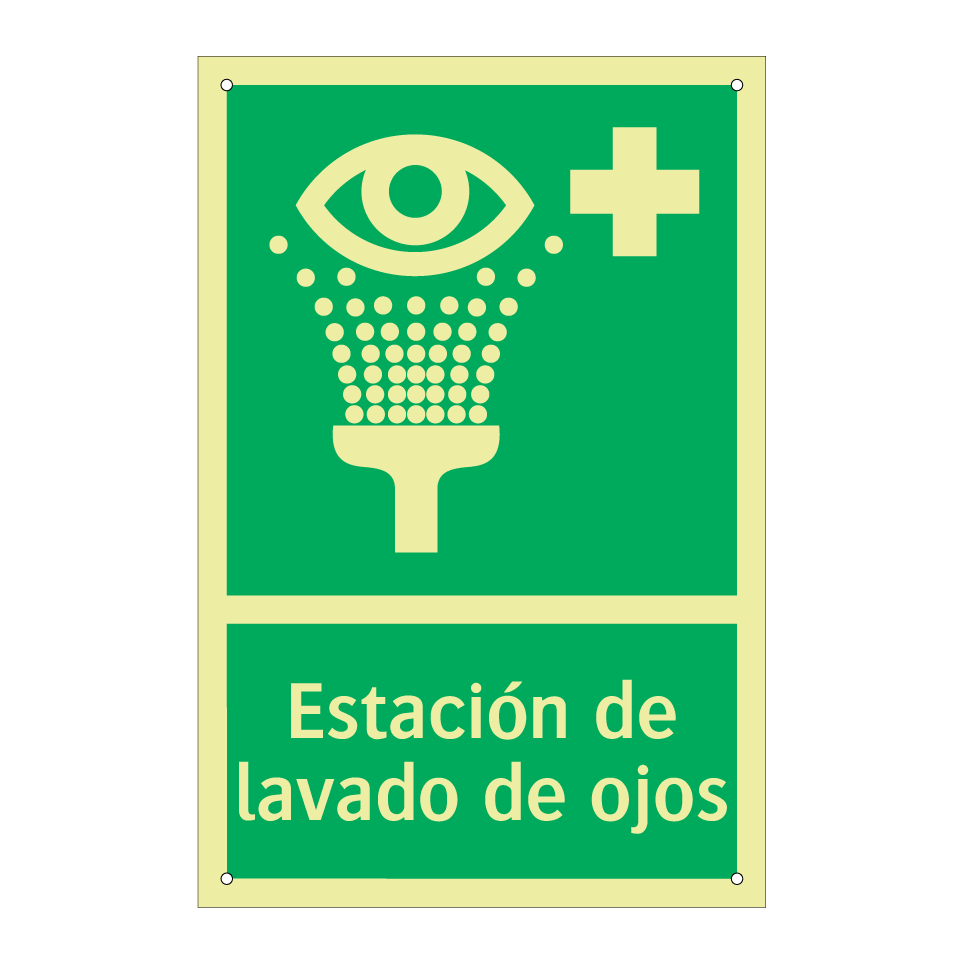 Estación de lavado de ojos