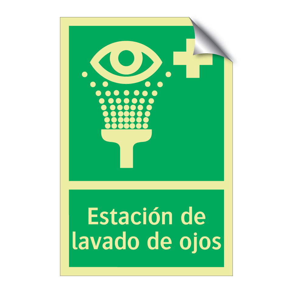 Estación de lavado de ojos