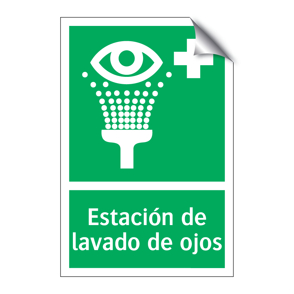 Estación de lavado de ojos