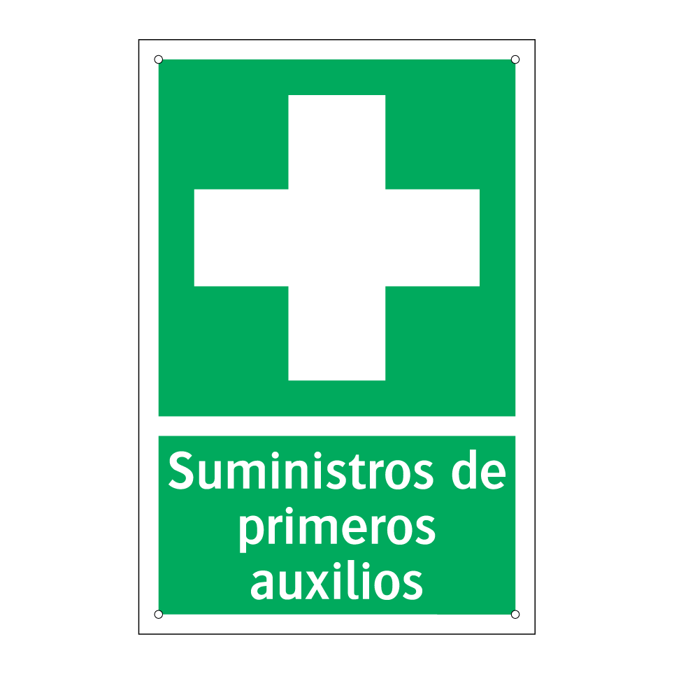 Suministros de primeros auxilios