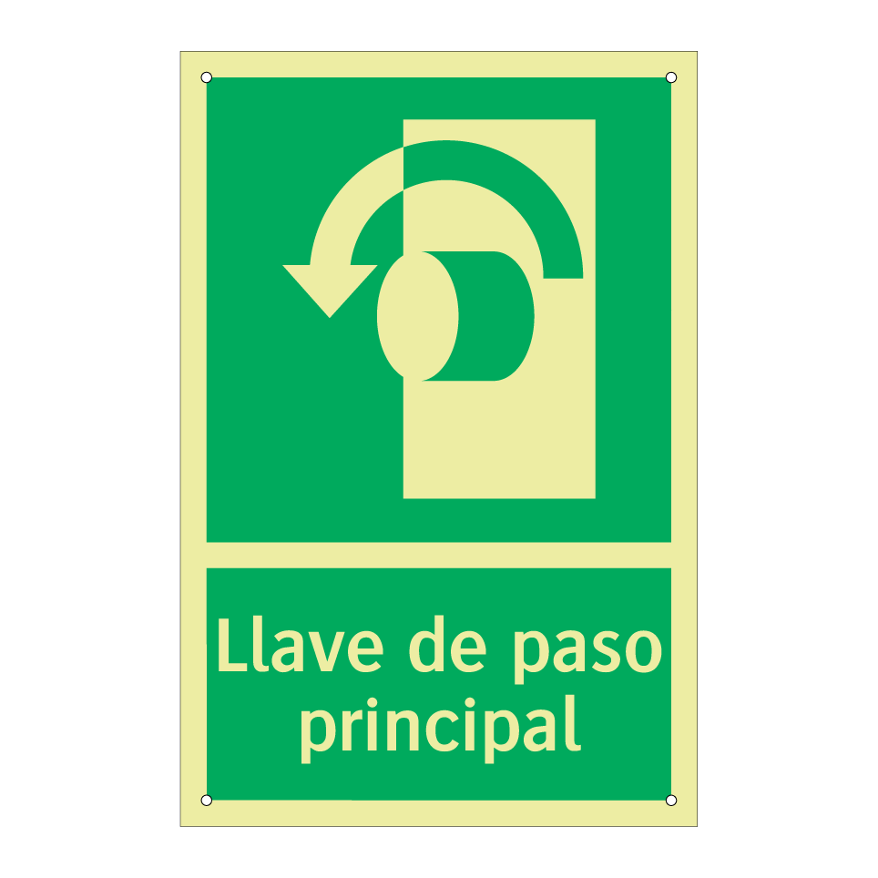Llave de paso principal