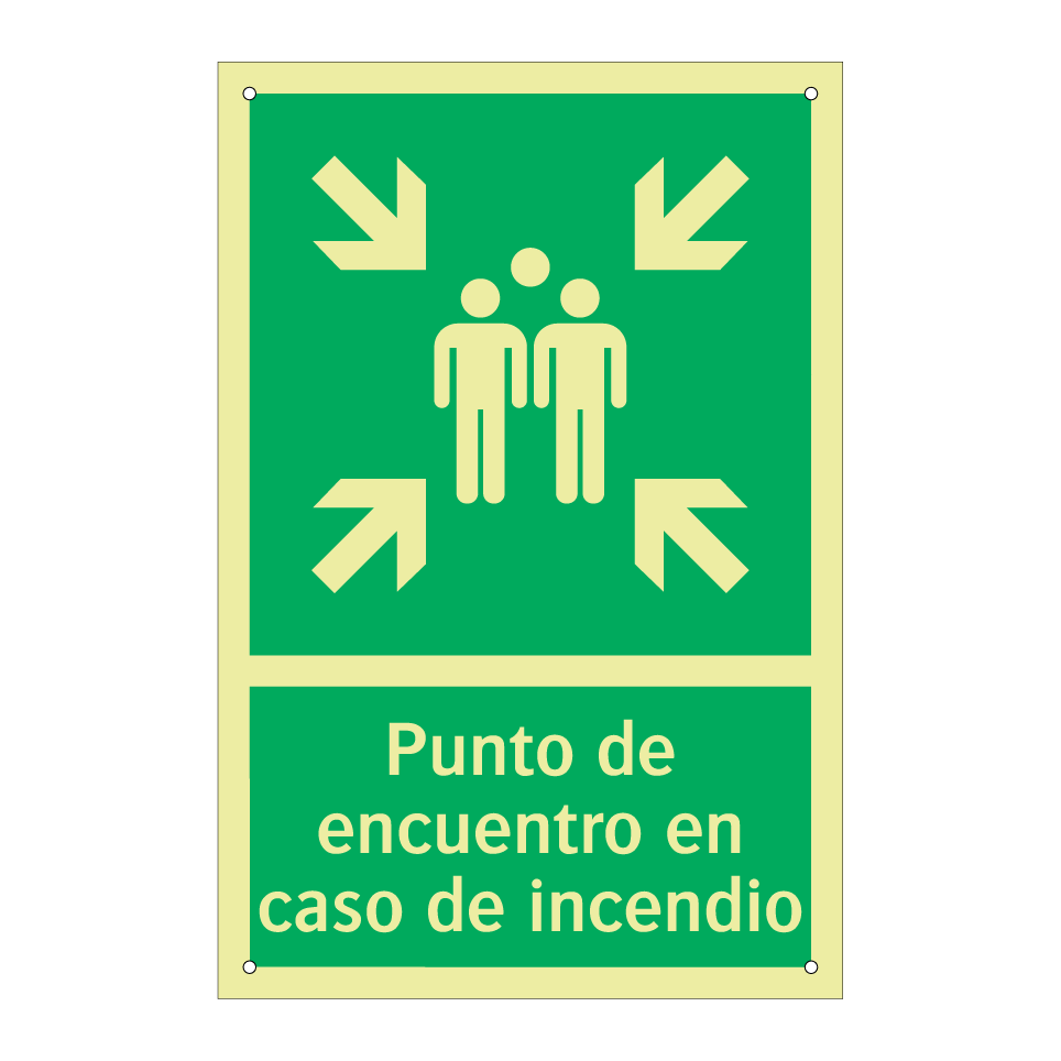 Punto de encuentro en caso de incendio