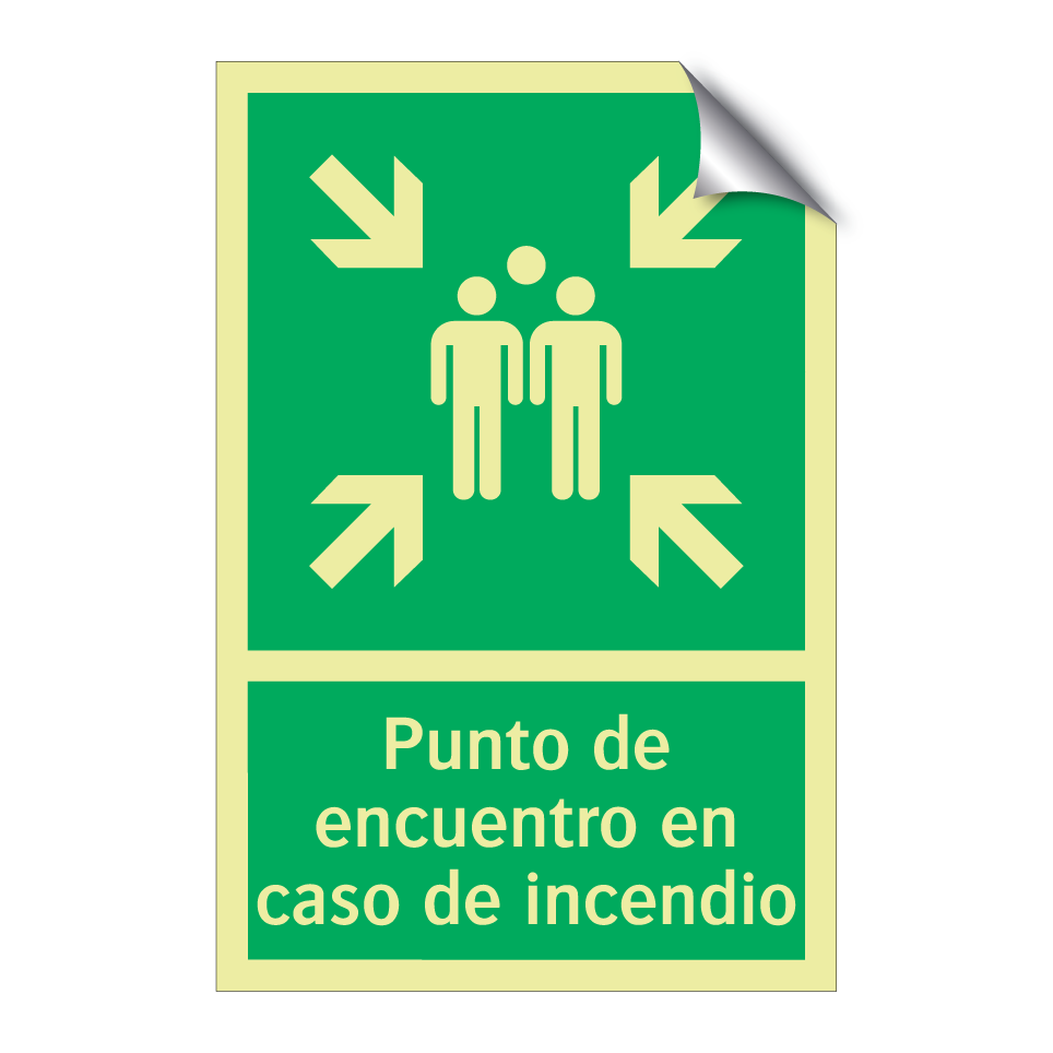Punto de encuentro en caso de incendio