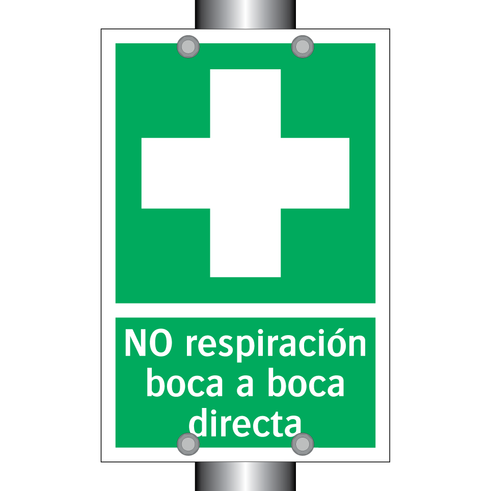 NO respiración boca a boca directa