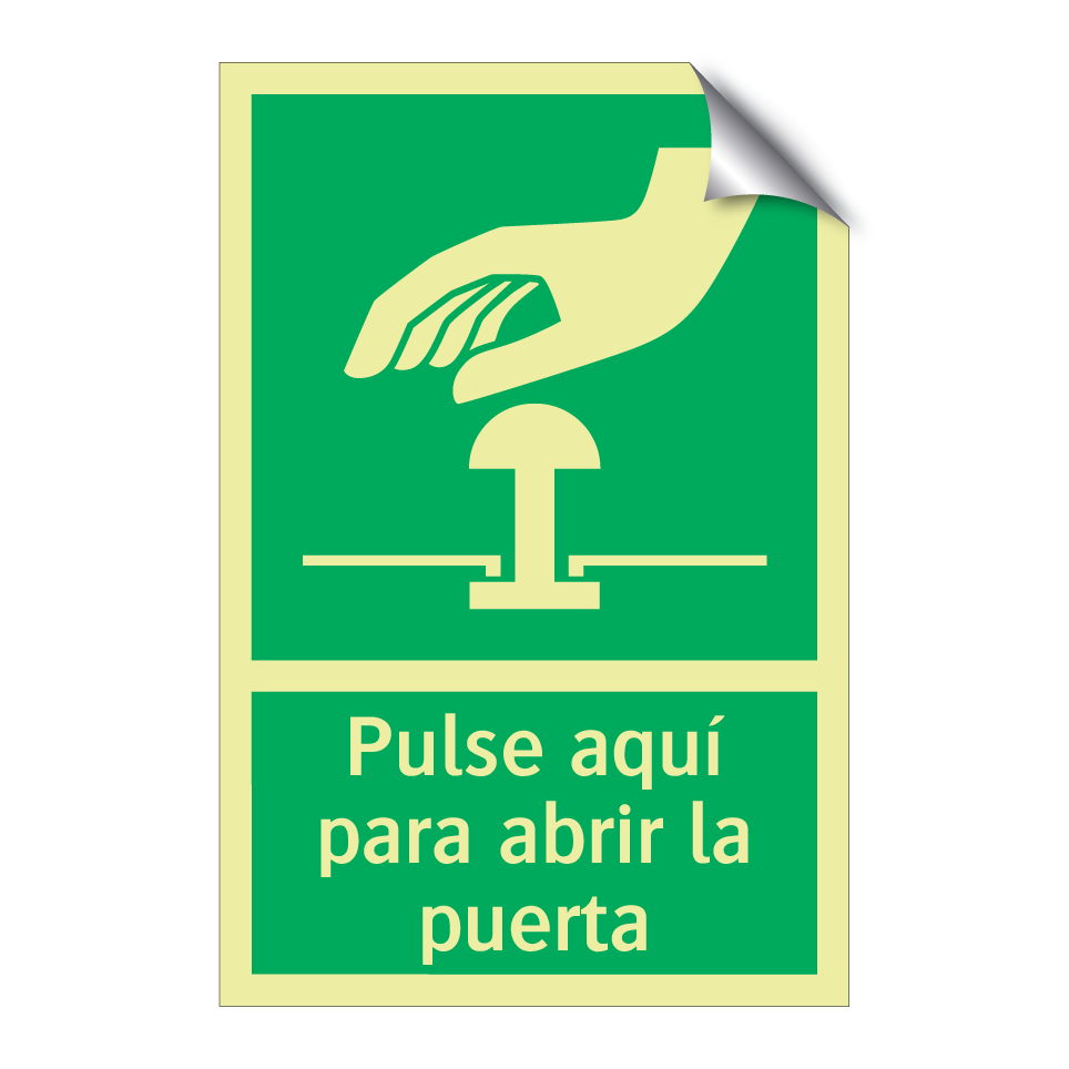 Pulse aquí para abrir la puerta