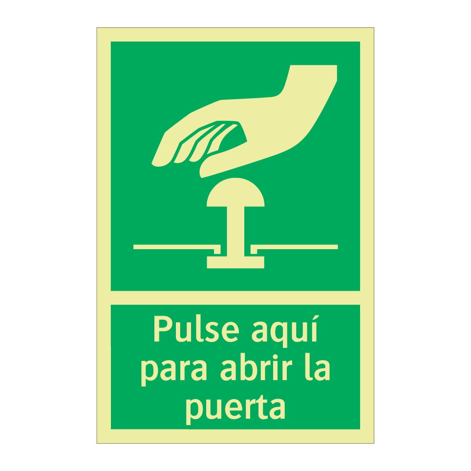 Pulse aquí para abrir la puerta