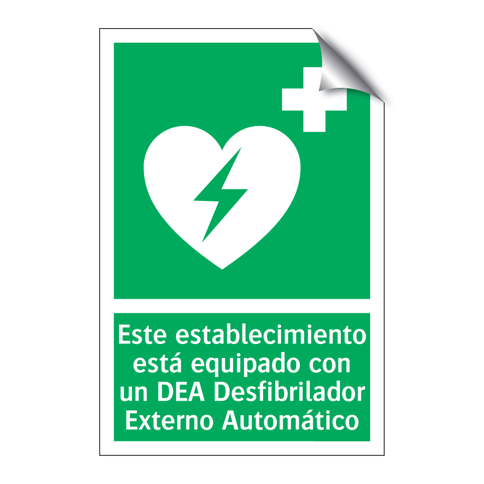 Este establecimiento está equipado con un DEA Desfibrilador Externo Automático