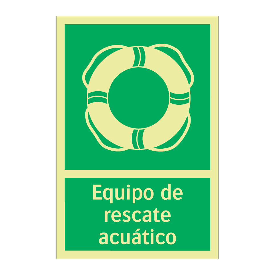 Equipo de rescate acuático