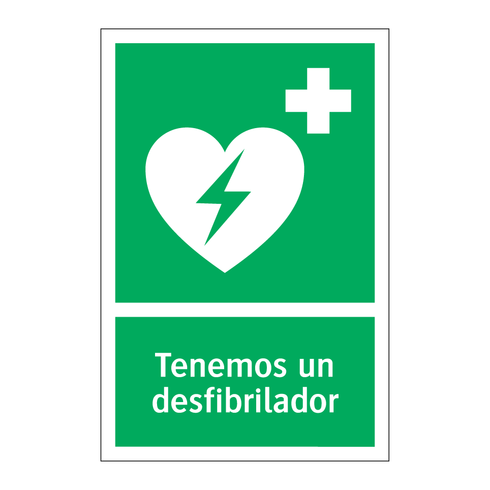 Tenemos un desfibrilador