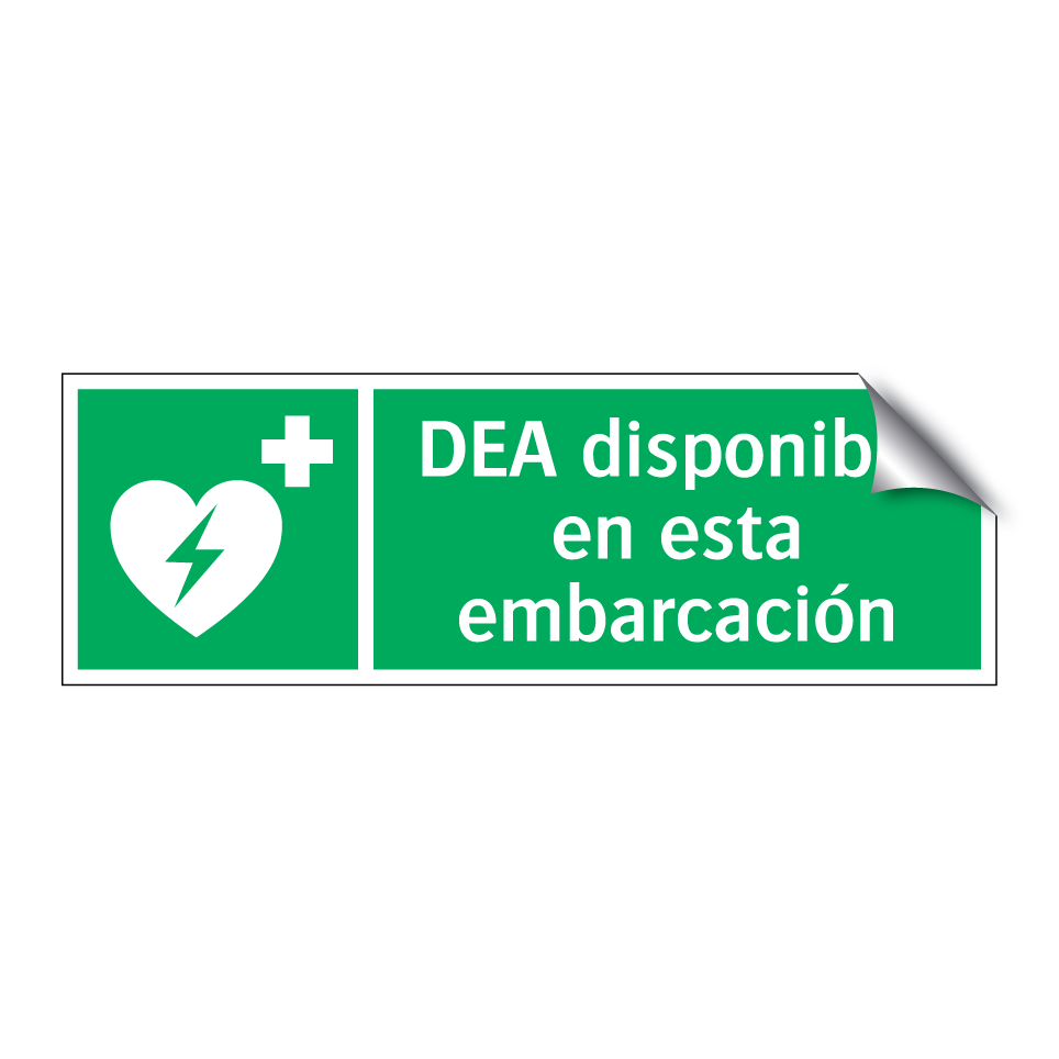 DEA disponible en esta embarcación
