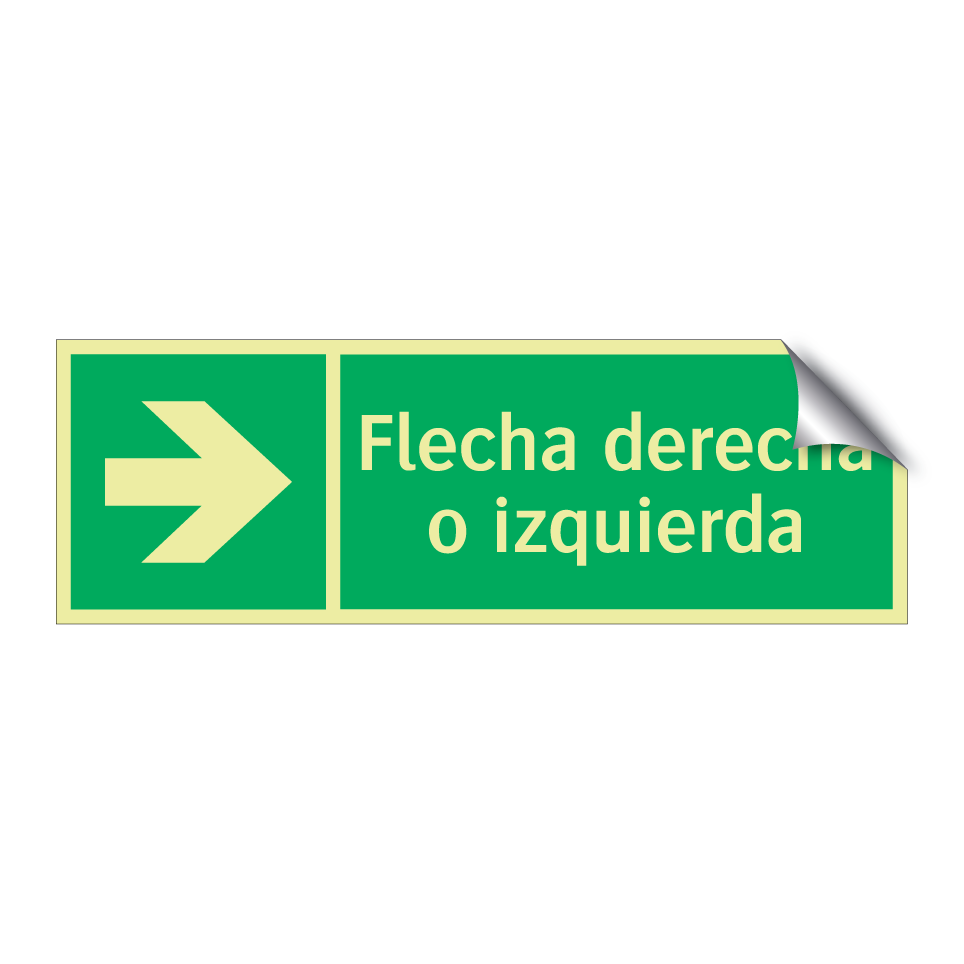 Flecha derecha o izquierda