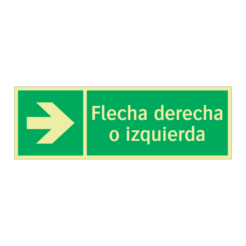 Flecha derecha o izquierda