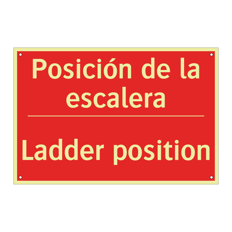 Posición de la escalera - Ladder position