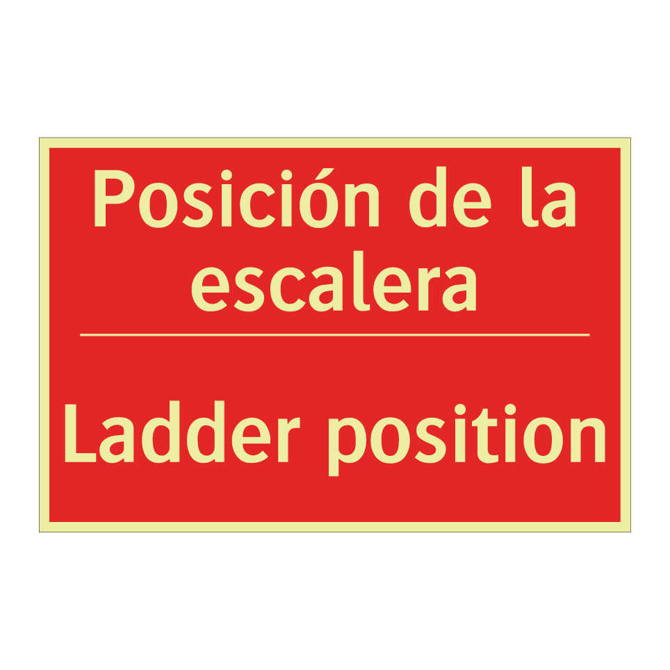 Posición de la escalera - Ladder position