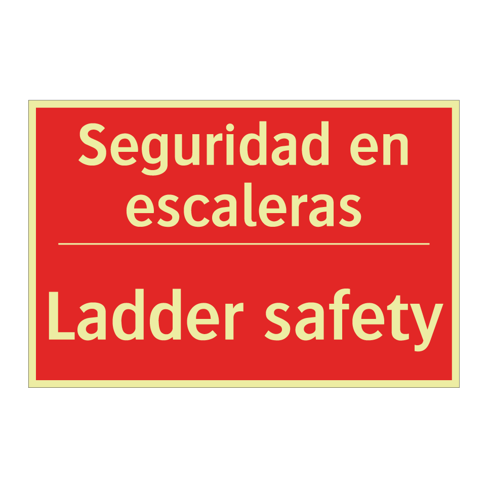 Seguridad en escaleras - Ladder safety