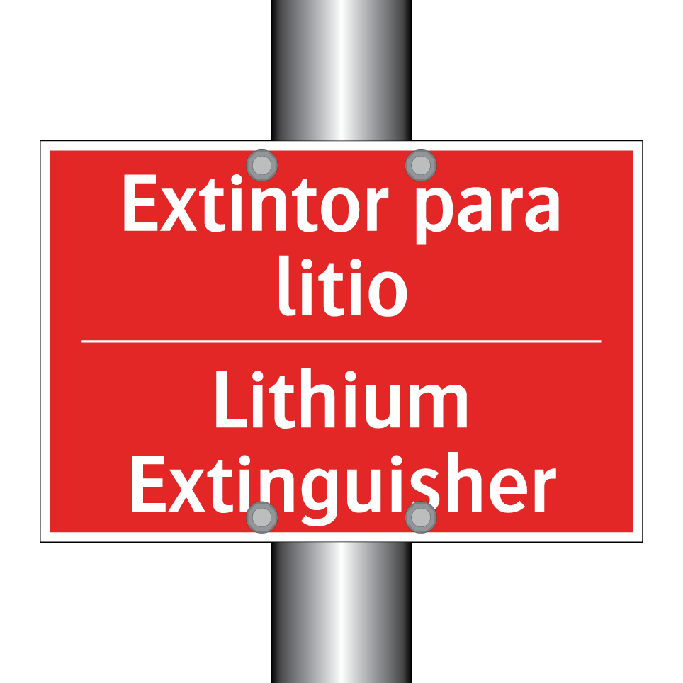 Extintor para litio - Lithium Extinguisher