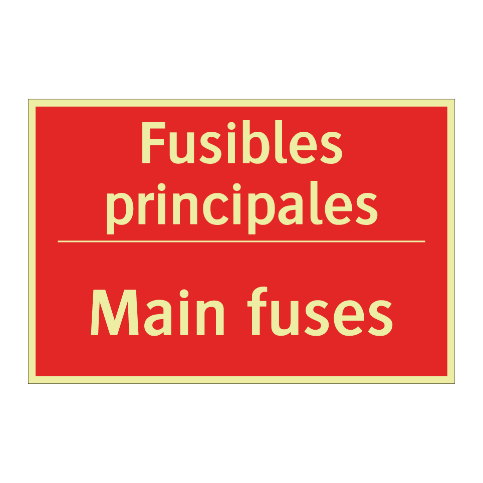 Fusibles principales - Main fuses